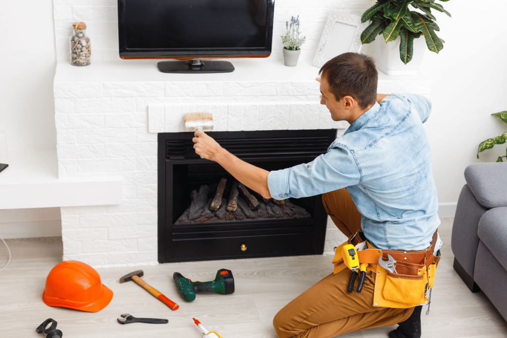 How to Clean Fireplace Bricks: