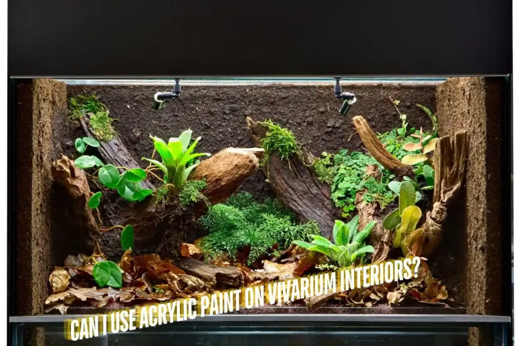 Can I Use Acrylic Paint on Vivarium Interiors