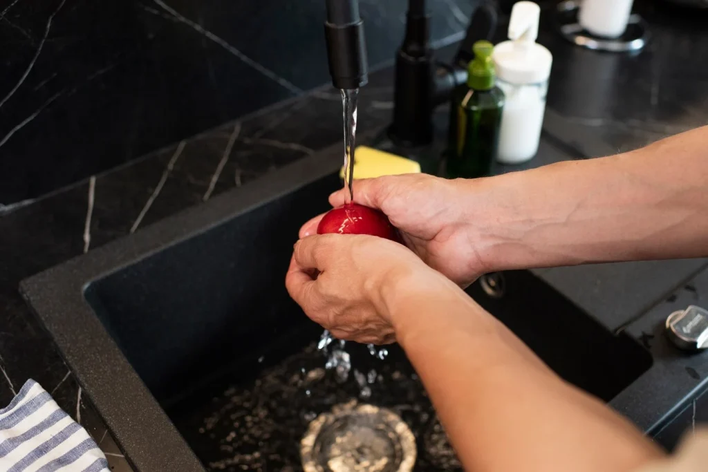 how to tighten kitchen faucet nut under sink