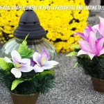 Artificial Grave Flowers in Pots A Thoughtful and Lasting Tribute