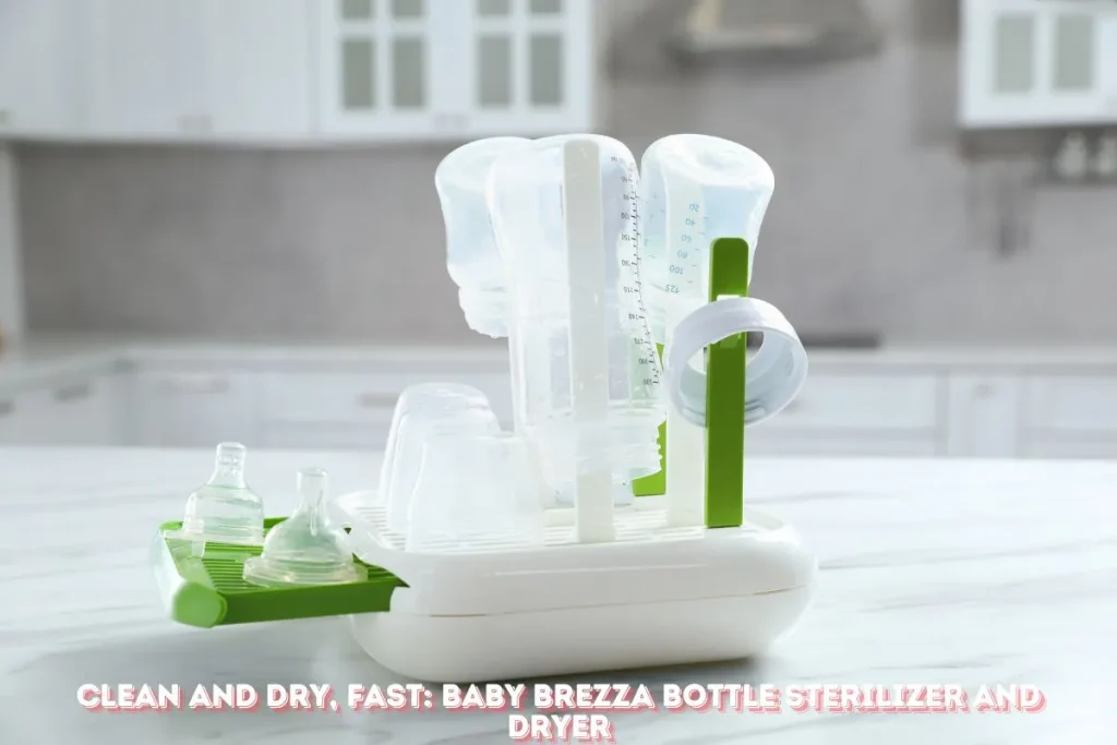 Clean and Dry, Fast Baby Brezza Bottle Sterilizer and Dryer