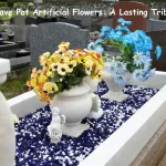 Grave Pot Artificial Flowers A Lasting Tribute