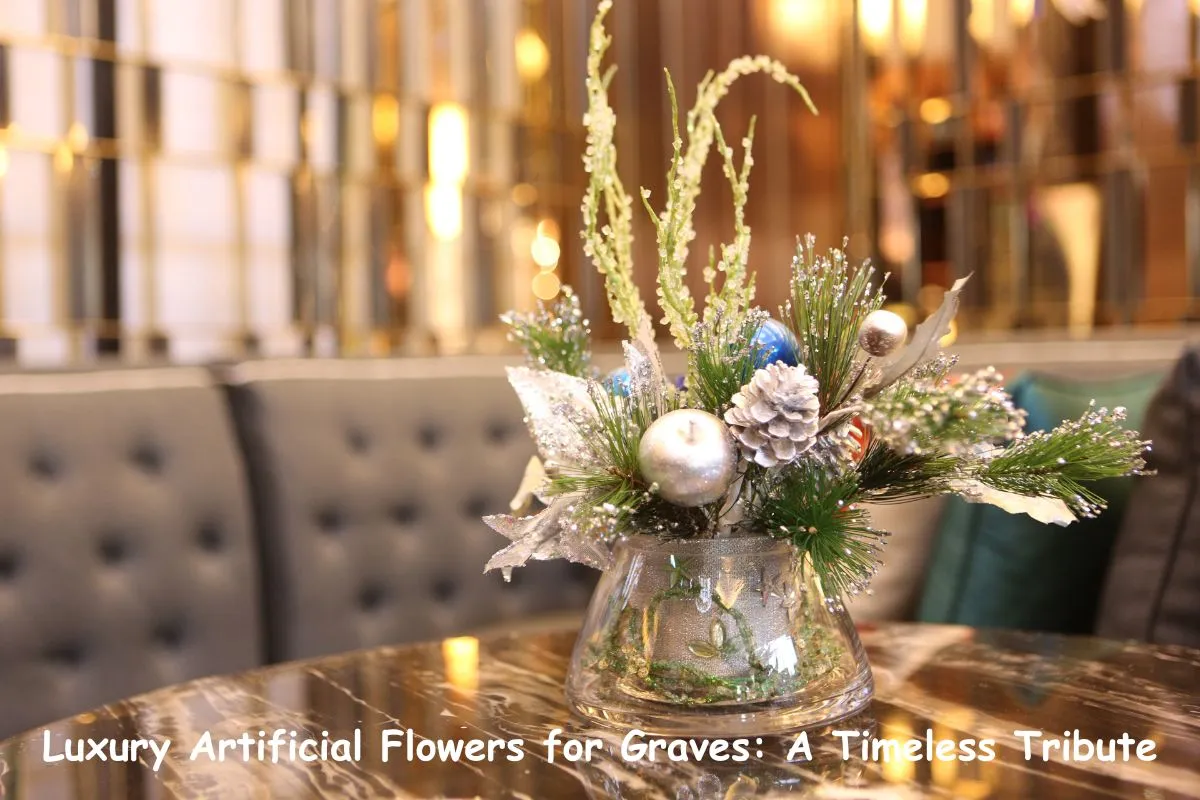 luxury artificial flowers for graves