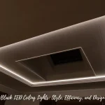 Black LED Ceiling Lights Style, Efficiency, and Design