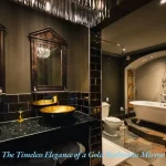 The Timeless Elegance of a Gold Bathroom Mirror