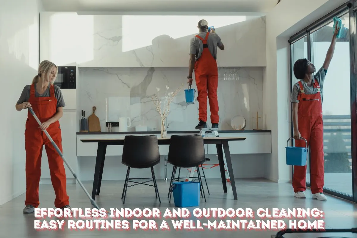 Effortless Indoor and Outdoor Cleaning Easy Routines for a Well-Maintained Home