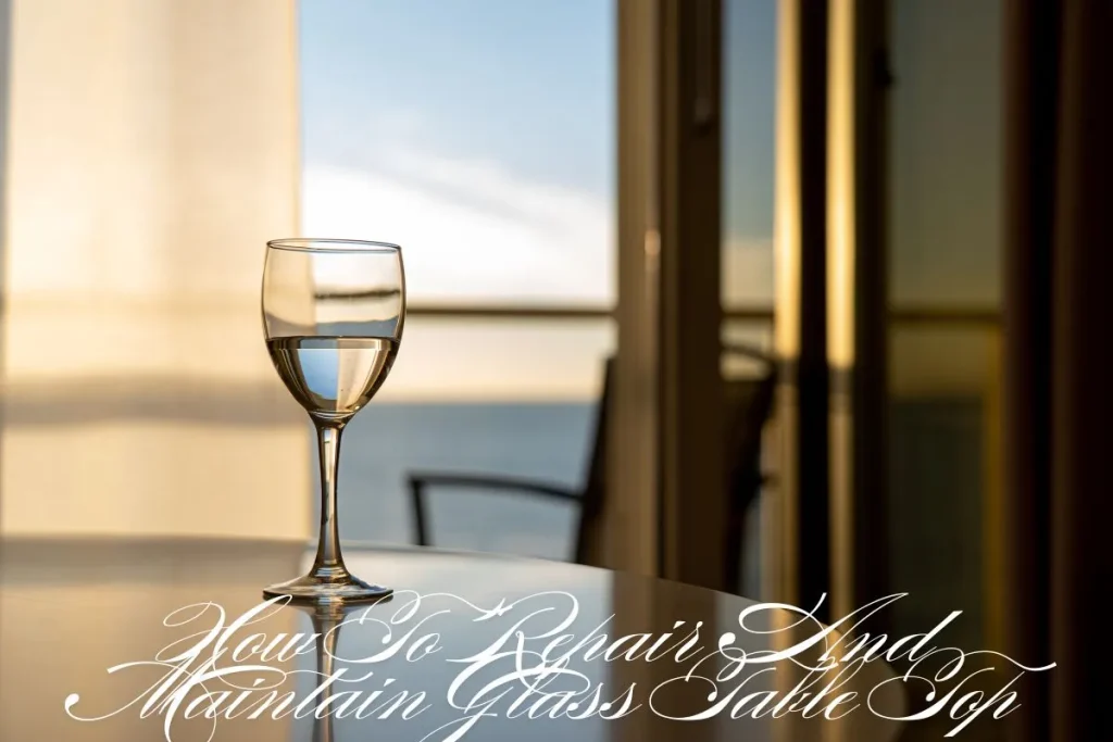 Maintain Glass Table Top