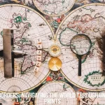 Beyond Borders Navigating the World Through Unique Map Prints