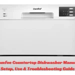 Comfee Countertop Dishwasher Manual Setup, Use & Troubleshooting Guide