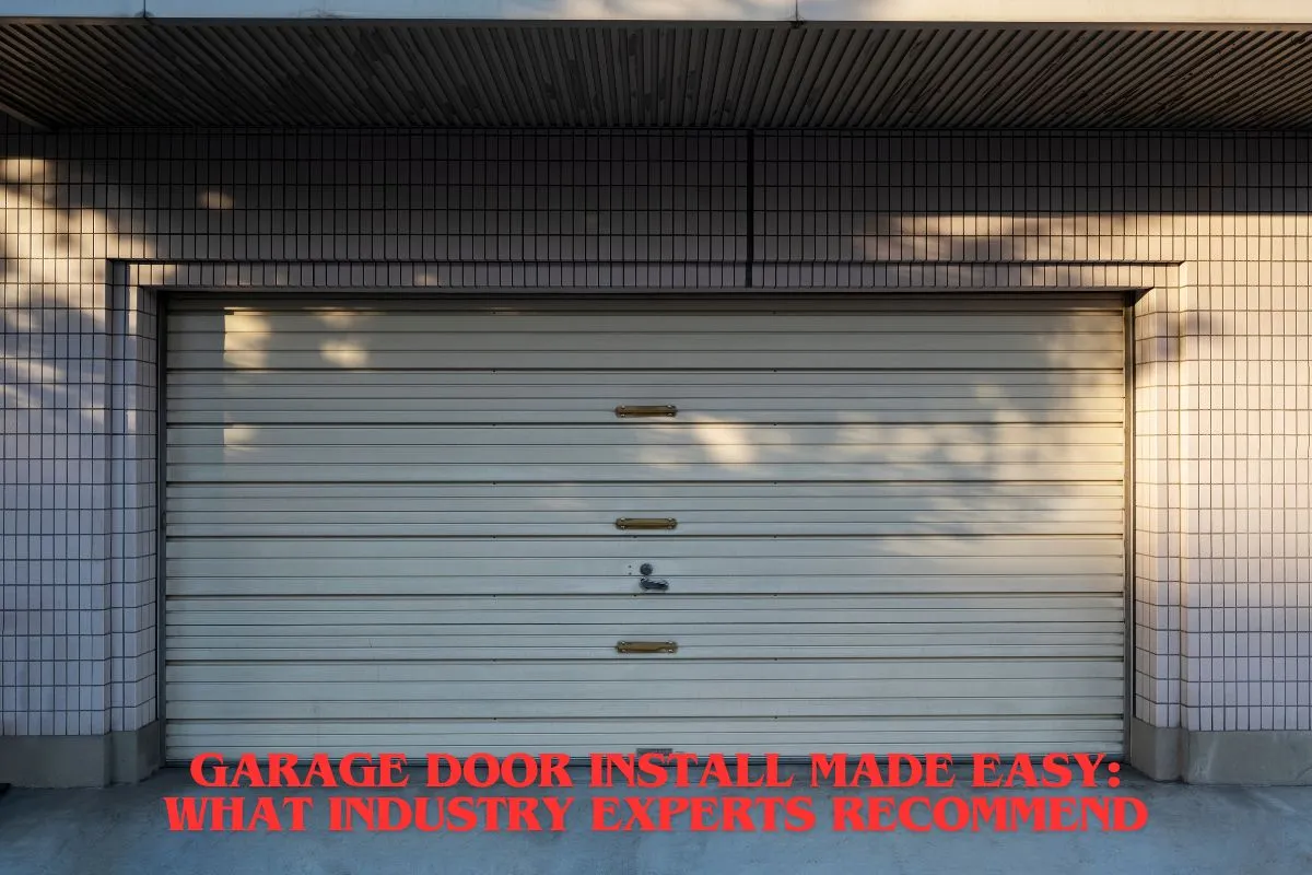 Garage Door Install Made Easy What Industry Experts Recommend