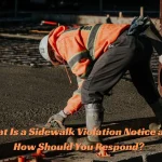 What Is a Sidewalk Violation Notice and How Should You Respond