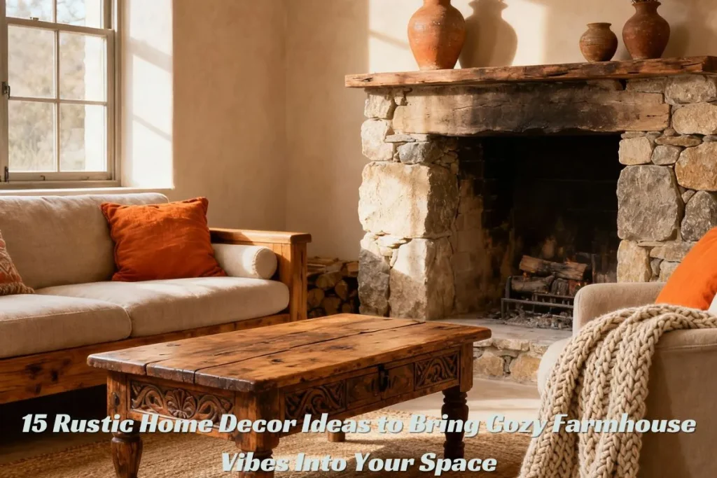15 Rustic Home Decor Ideas to Bring Cozy Farmhouse Vibes Into Your Space