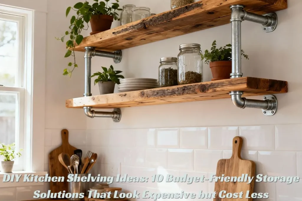 DIY Kitchen Shelving Ideas
