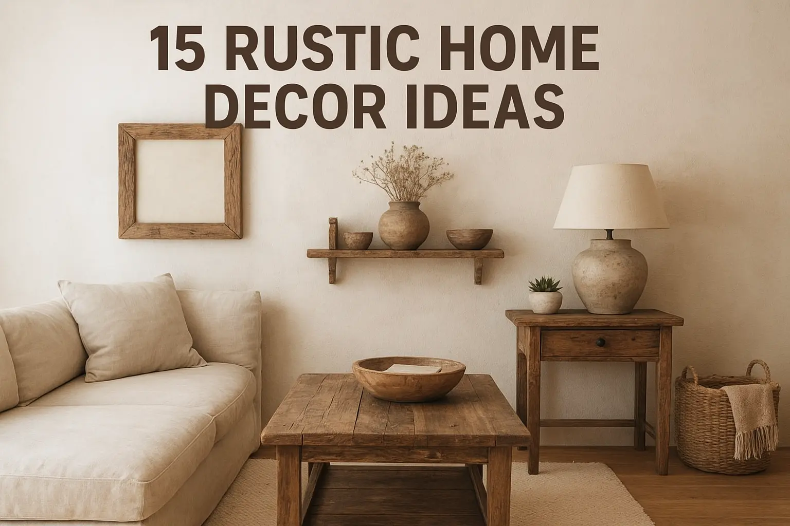 How Do I Make My Home Look Rustic