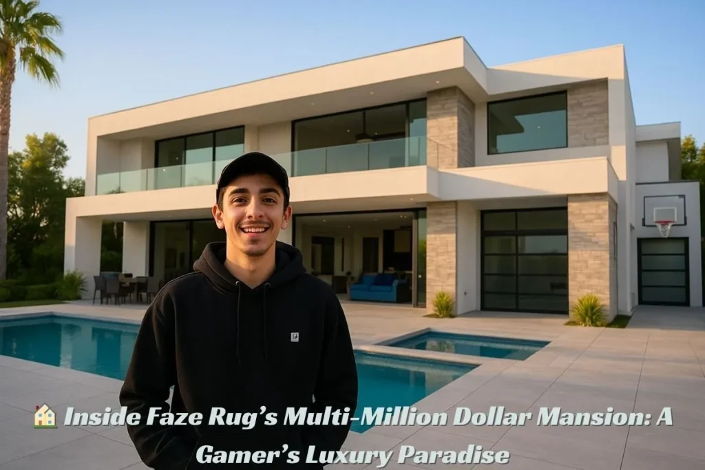 🏠 Inside Faze Rug’s Multi-Million Dollar Mansion A Gamer’s Luxury Paradise