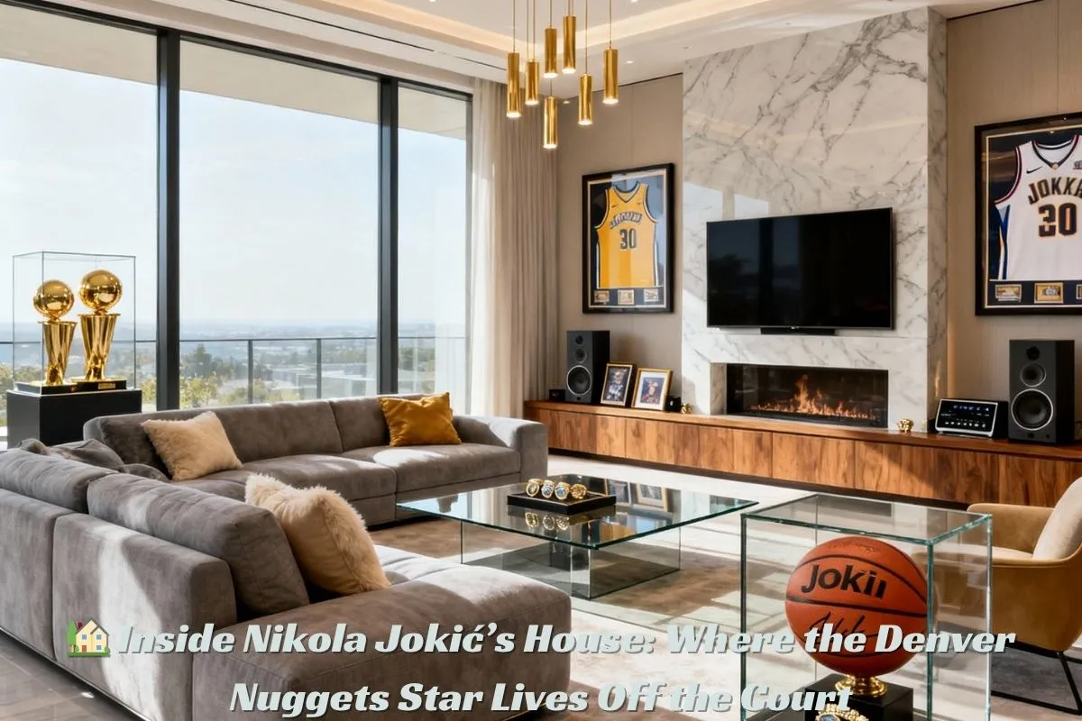 🏡 Inside Nikola Jokić’s House Where the Denver Nuggets Star Lives Off the Court