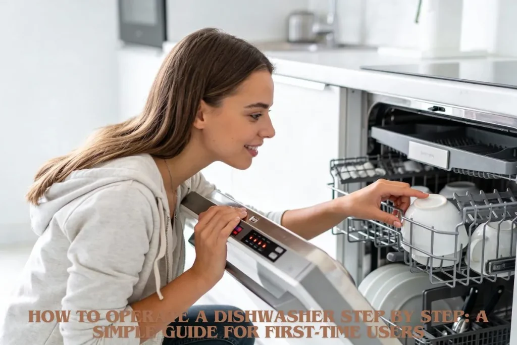 How to Operate a Dishwasher Step by Step