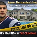 Aaron Hernandez house in North Attleborough Massachusetts luxury mansion with pool