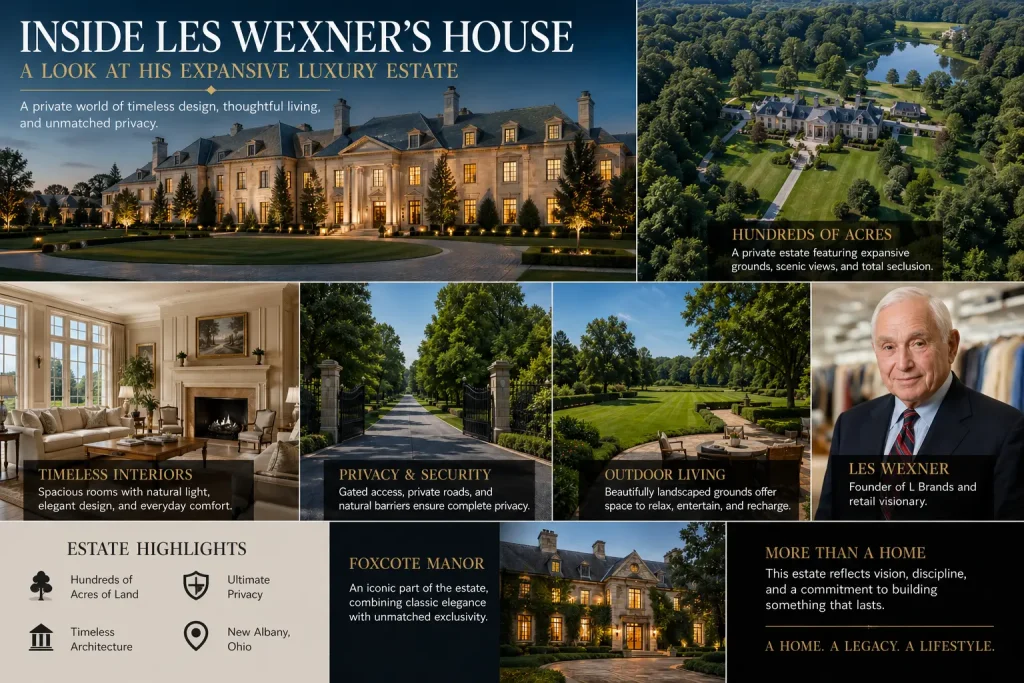 Inside Les Wexner’s House